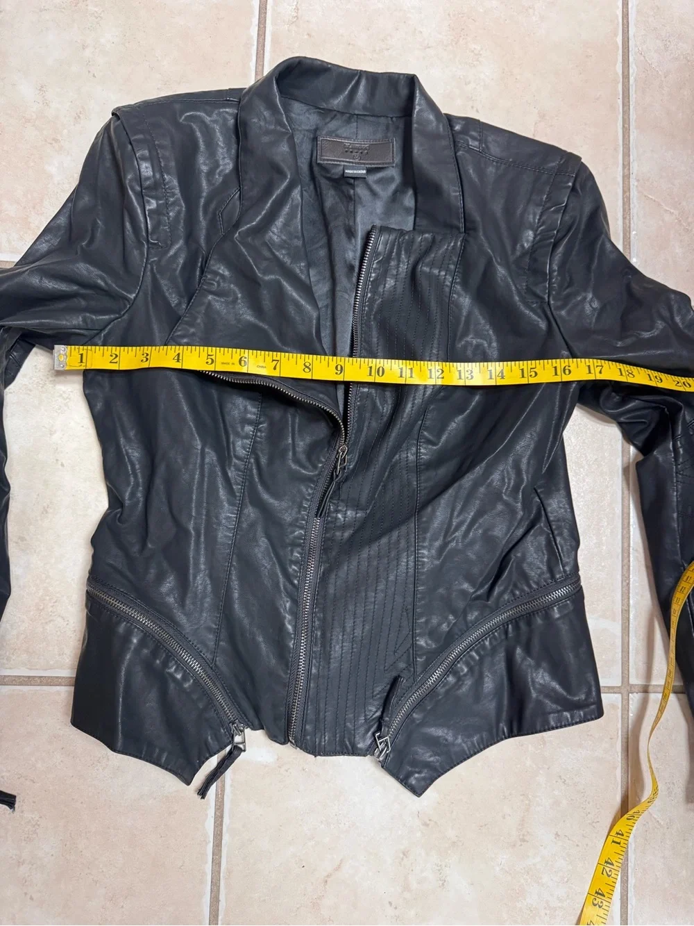 Blank NYC asymmetrical zip